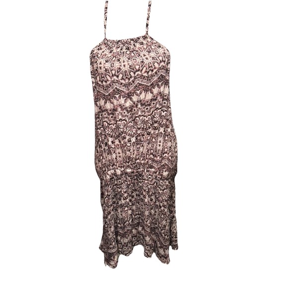 Free People Dresses & Skirts - Free People‎ Halter Dress Floral with  Pockets Size Large Boho Fairy